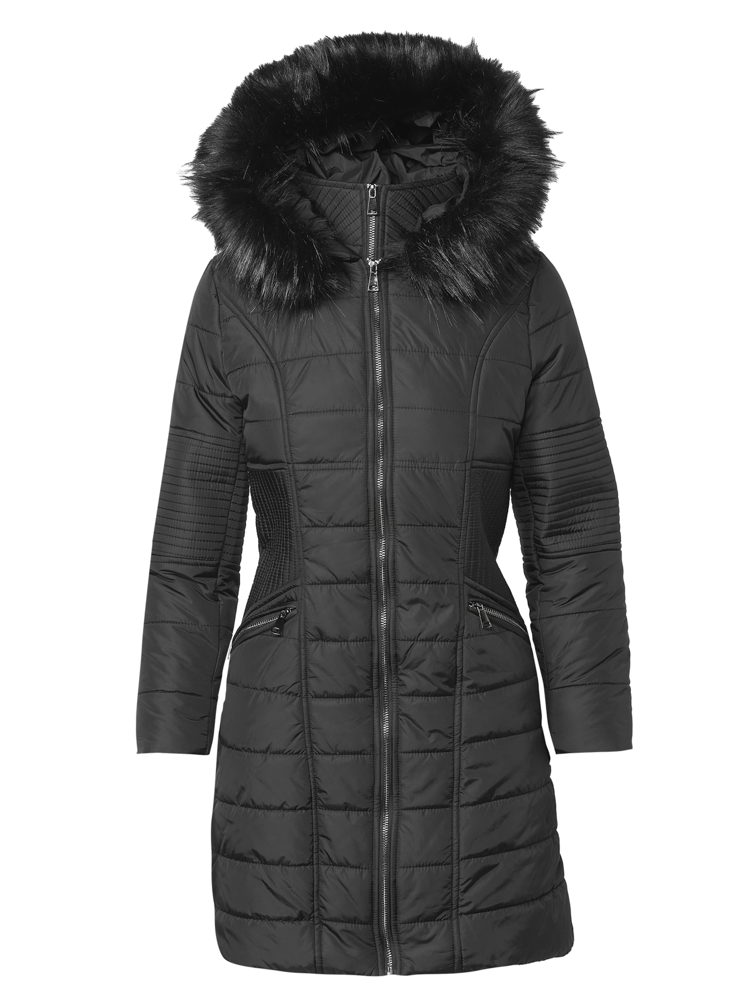KOROSHI Winter parka in Black: front