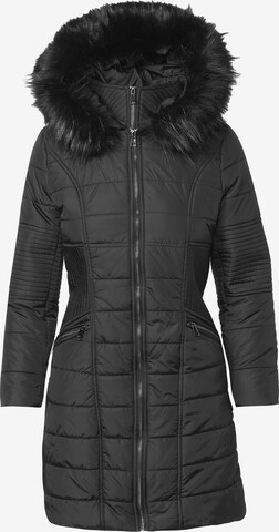 KOROSHI Winterparka in Schwarz: predná strana