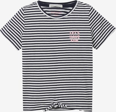 TOM TAILOR Shirt in de kleur Navy / Rosé / Wit, Productweergave