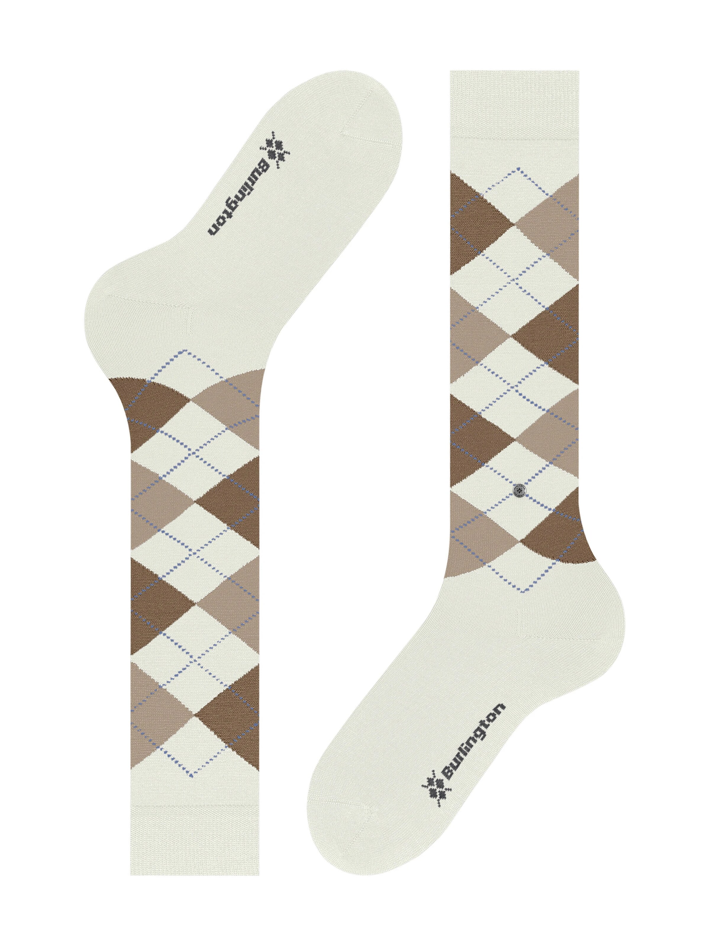 BURLINGTON Over the Knee Socks 'Marylebone' in White