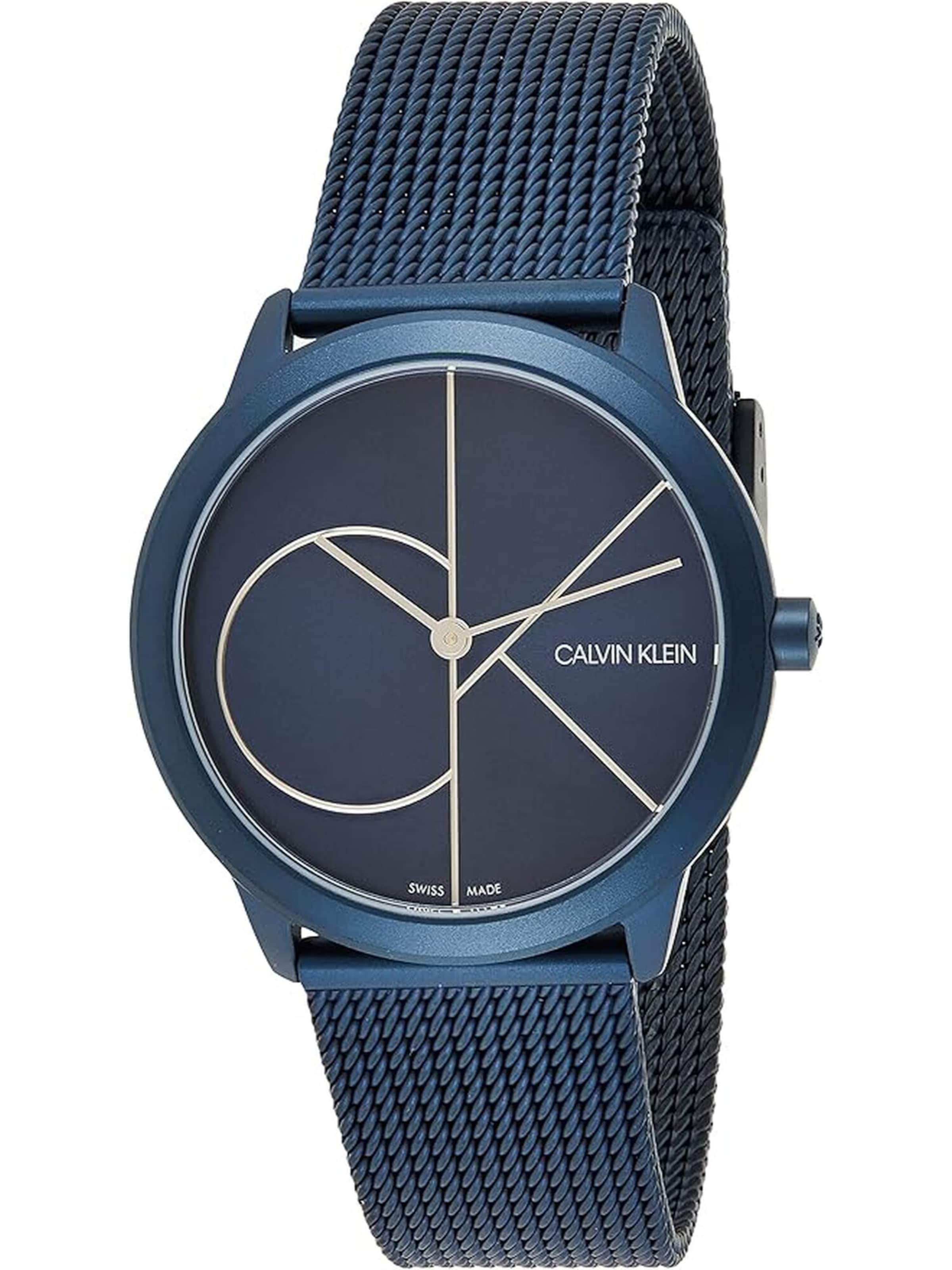 Calvin Klein - Uhren Quarzuhr K3M52T5N Swiss Made in Blau: Vorderseite