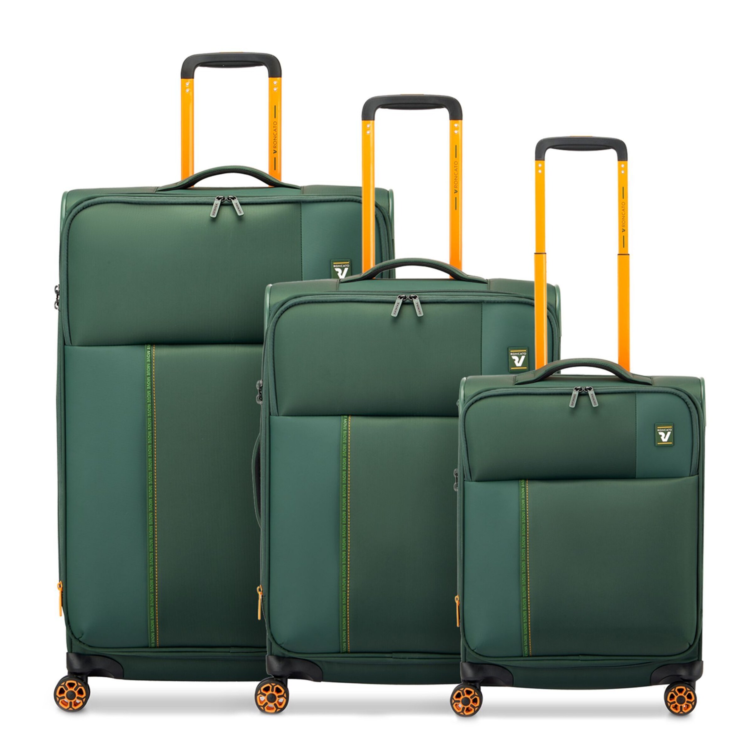 Roncato Suitcase Set 'Move' in Green: front