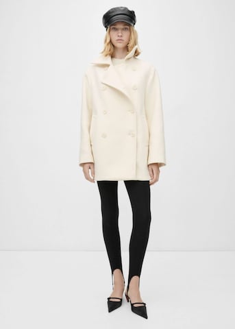 MANGO Between-Seasons Coat 'Caracas' in Beige