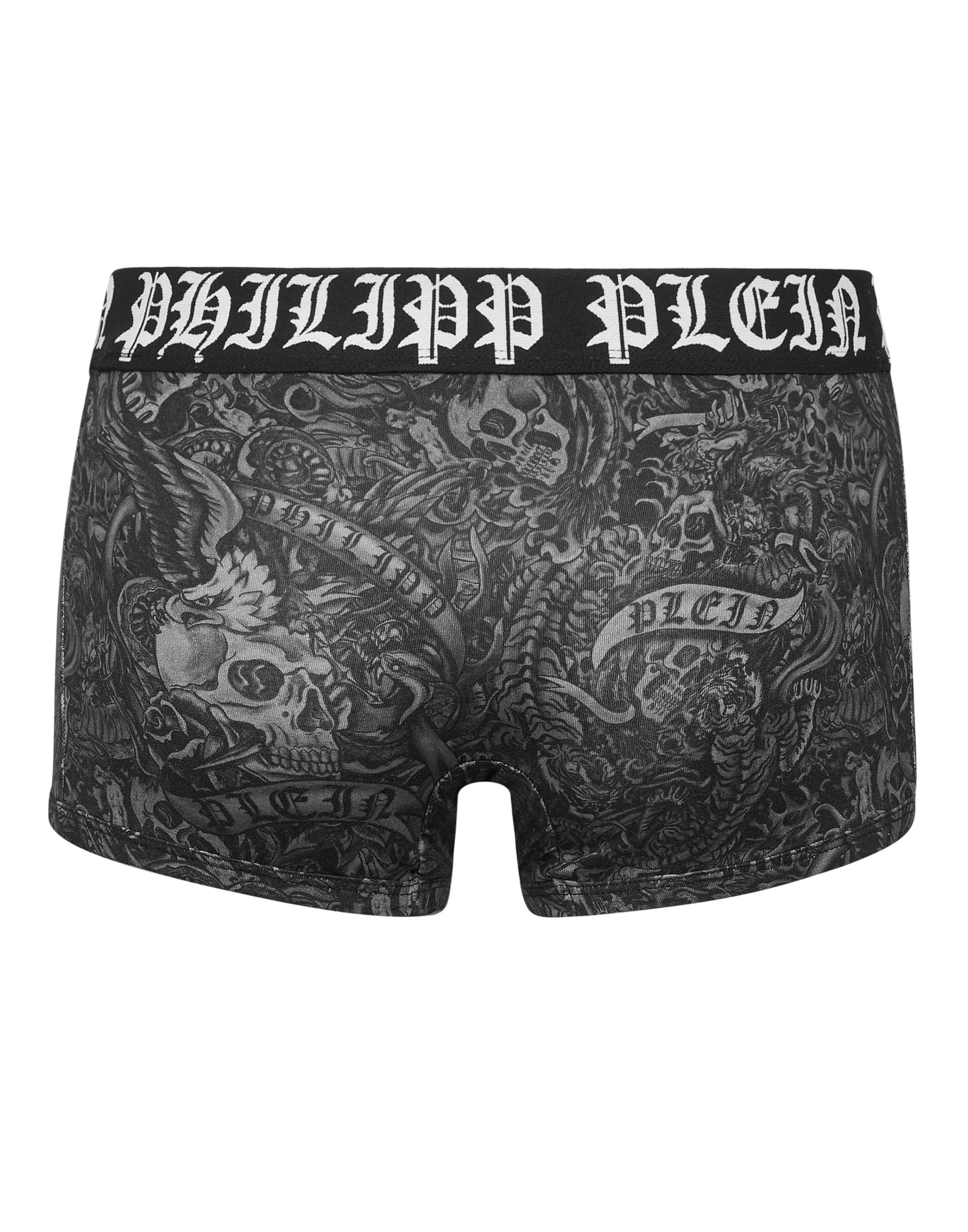 Philipp Plein - Boxers 'Tattoo' em preto