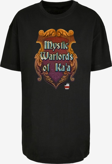 F4NT4STIC T-Shirt in cyanblau / cognac / rotviolett / schwarz, Produktansicht