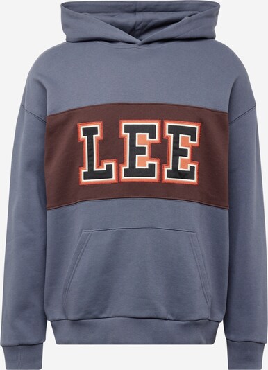 Lee Sweat-shirt en beige / bleu marine / bleu-gris / rouille, Vue avec produit