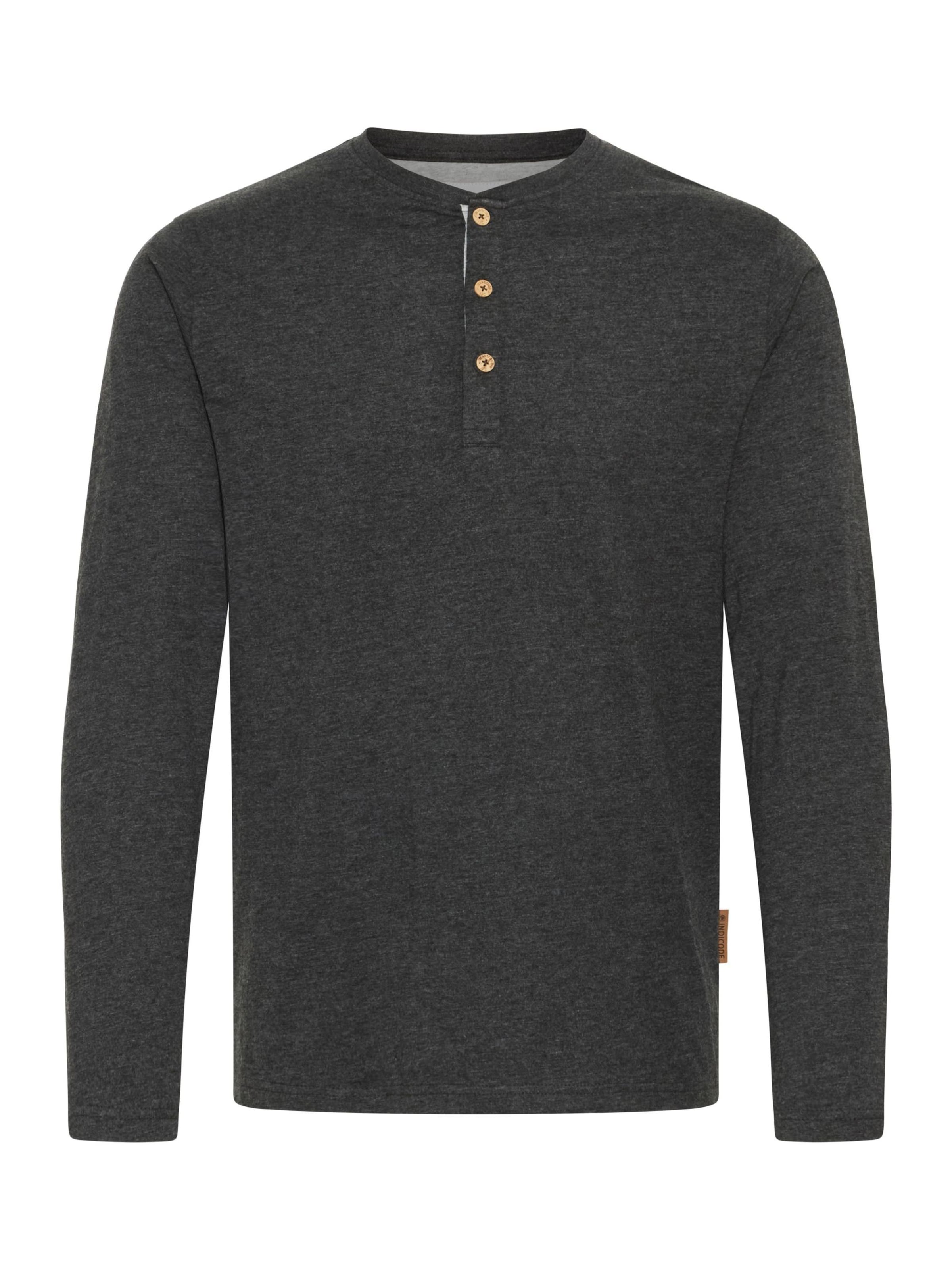 INDICODE JEANS Shirt 'Gifford' in Grey: front