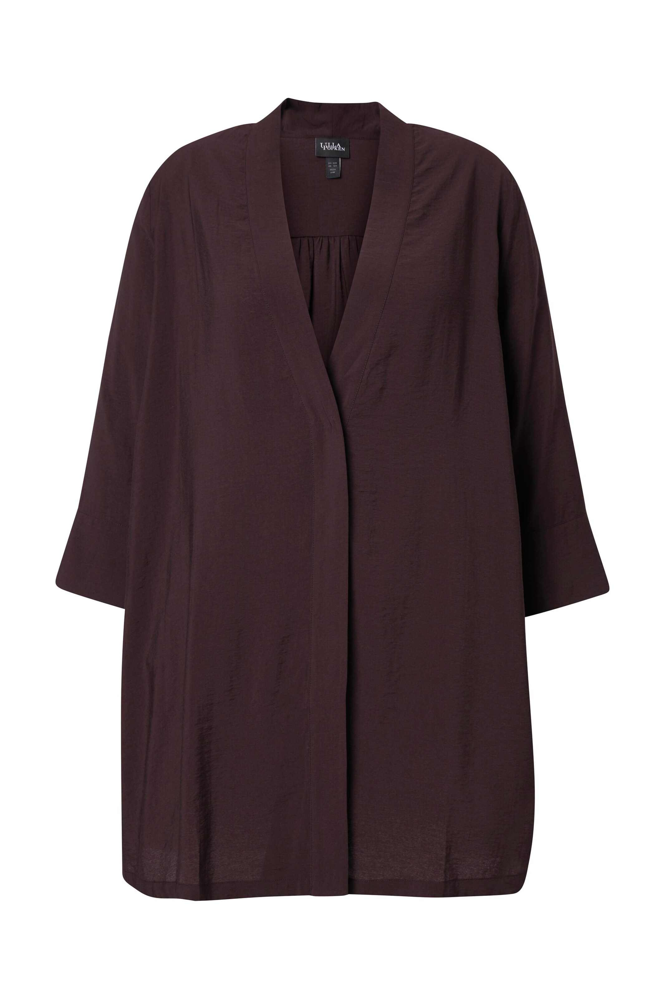 Ulla Popken Tussenjas in Bruin: voorkant