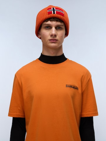 NAPAPIJRI Μπλουζάκι 'S-Fiemme' σε πορτοκαλί