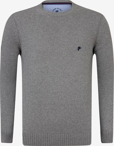 DENIM CULTURE Sweater 'Brian' in Navy / Light blue / mottled grey, Item view