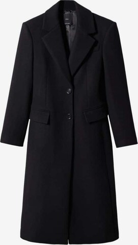 MANGO Between-Seasons Coat 'Linda' in Black: front