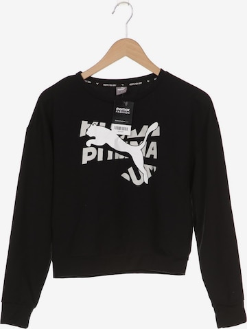 PUMA Langarmshirt S in Schwarz: predná strana