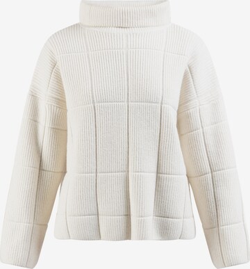 Pull-over usha WHITE LABEL en blanc : devant