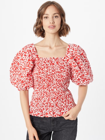 A-VIEW Blouse 'Rikka' in Rood: voorkant