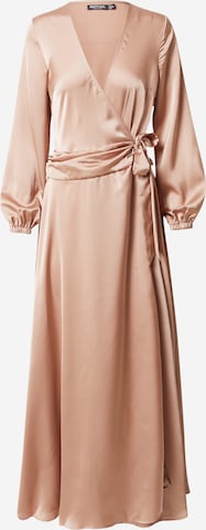 Nasty Gal Платье в Ярко-розовый: спереди