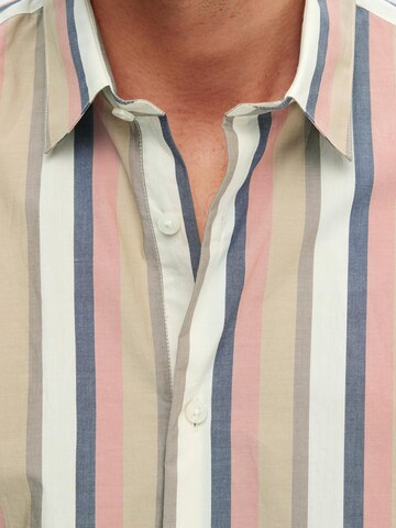 SELECTED HOMME Regular Fit Hemd in Beige