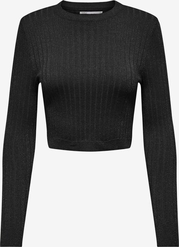 ONLY Sweater 'Luxe' in Black: front