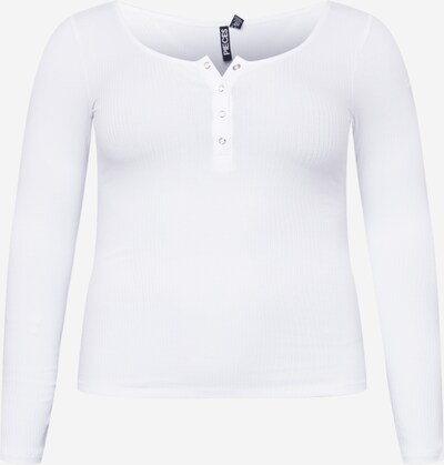 PIECES Curve Shirt 'KITTE' in weiß, Produktansicht