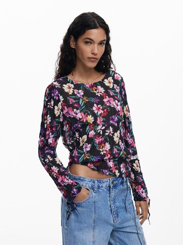 Desigual - Blusa en negro: frente