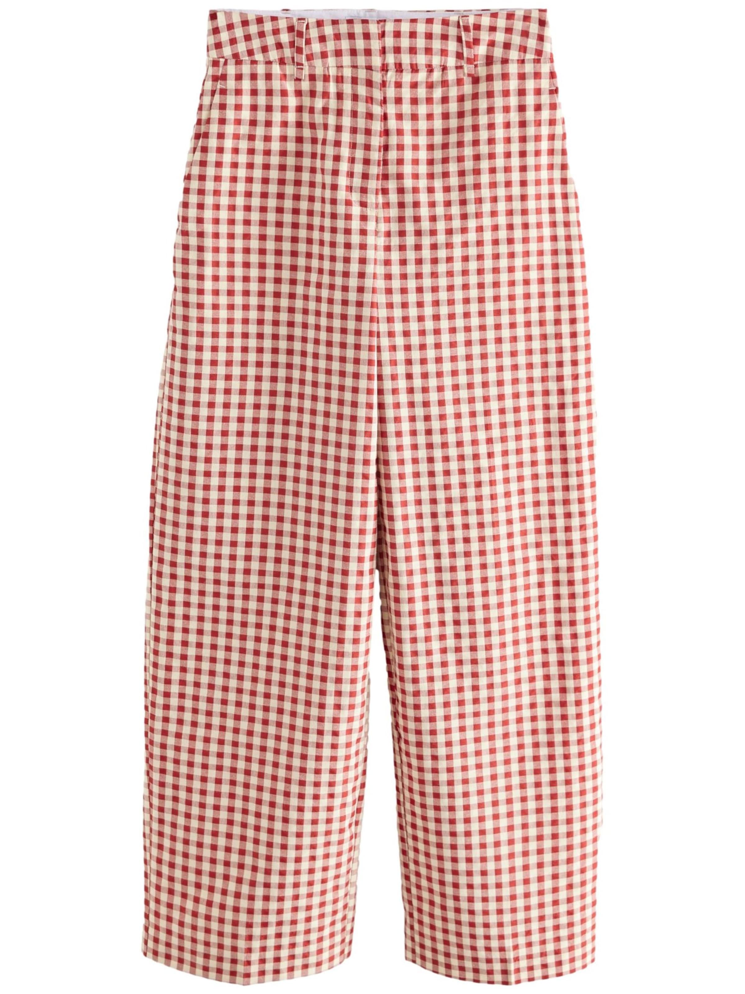 Next Wide leg Trousers in Red: front