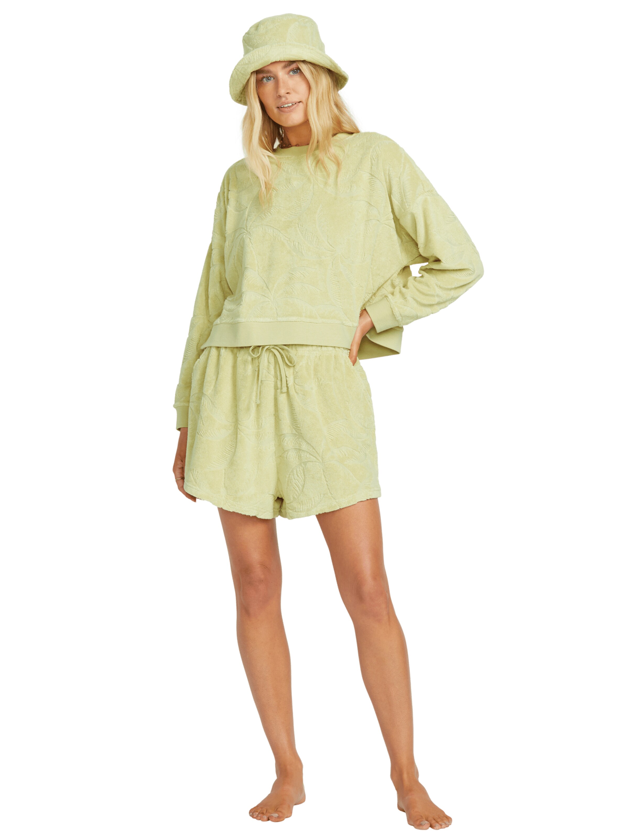 BILLABONG Sweatshirt 'Sun Tempo' in Grün