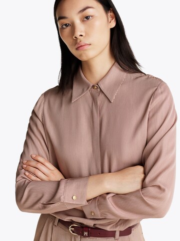 TOMMY HILFIGER Bluse in Braun