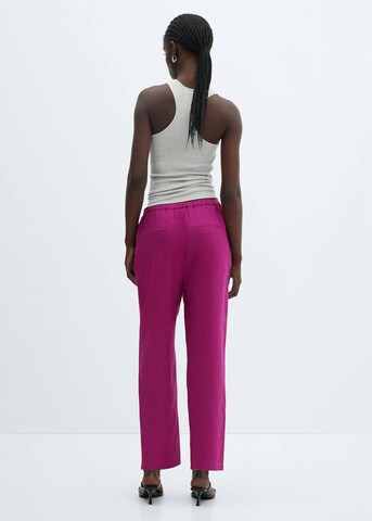 MANGO Loosefit Broek in Roze