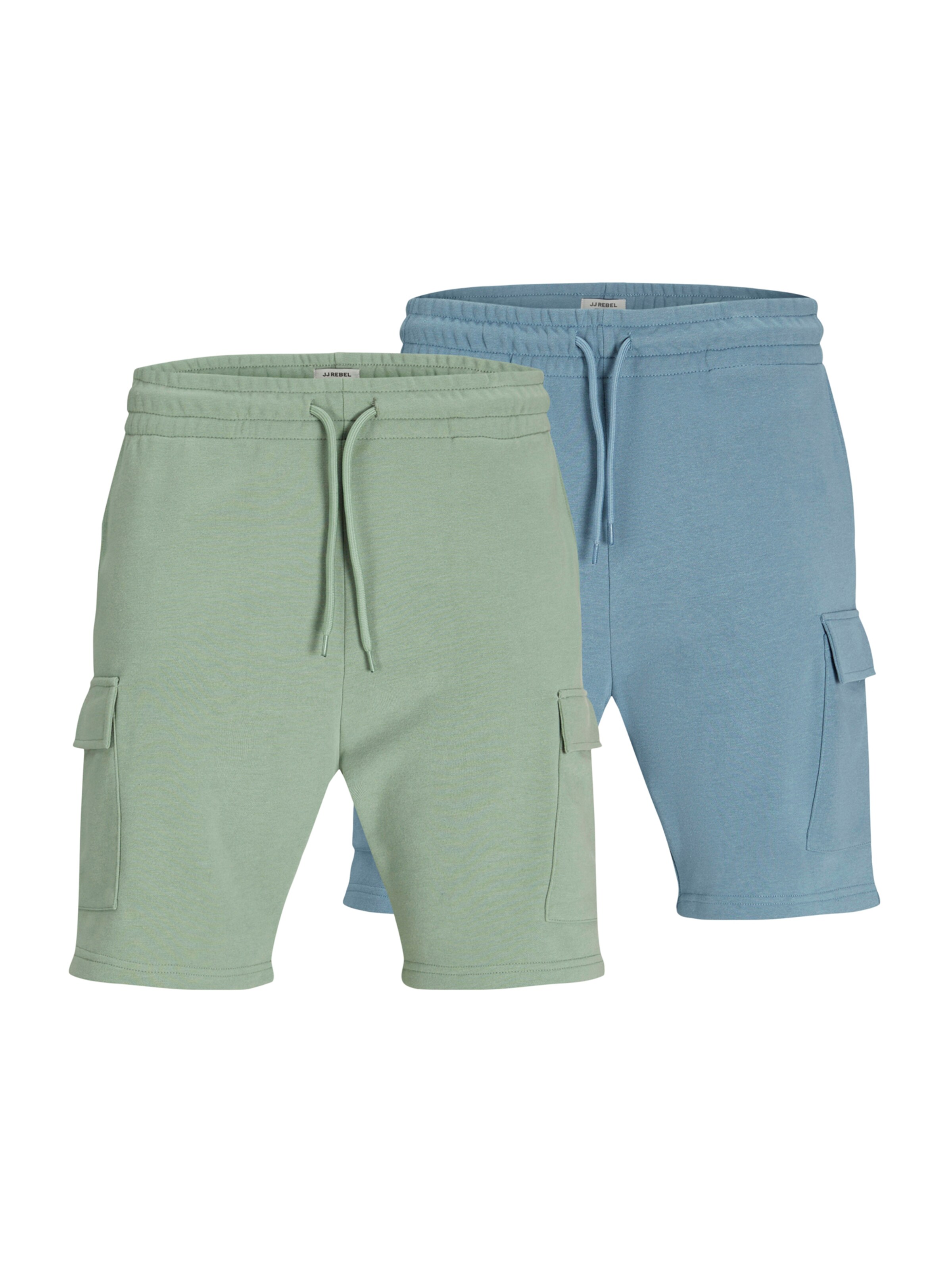 JJ Rebel Cargobyxa 'JREBGORM' i opal / grön, Produktvy