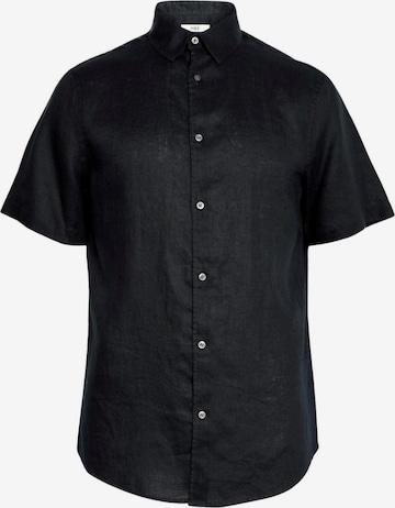 Marks & Spencer Regular fit Overhemd in Zwart: voorkant