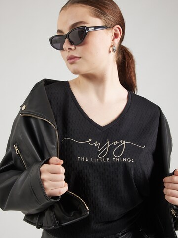 T-shirt 'CARRINA' ONLY Carmakoma en noir
