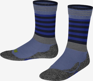 FALKE Socks 'Active Frog' in Blue: front