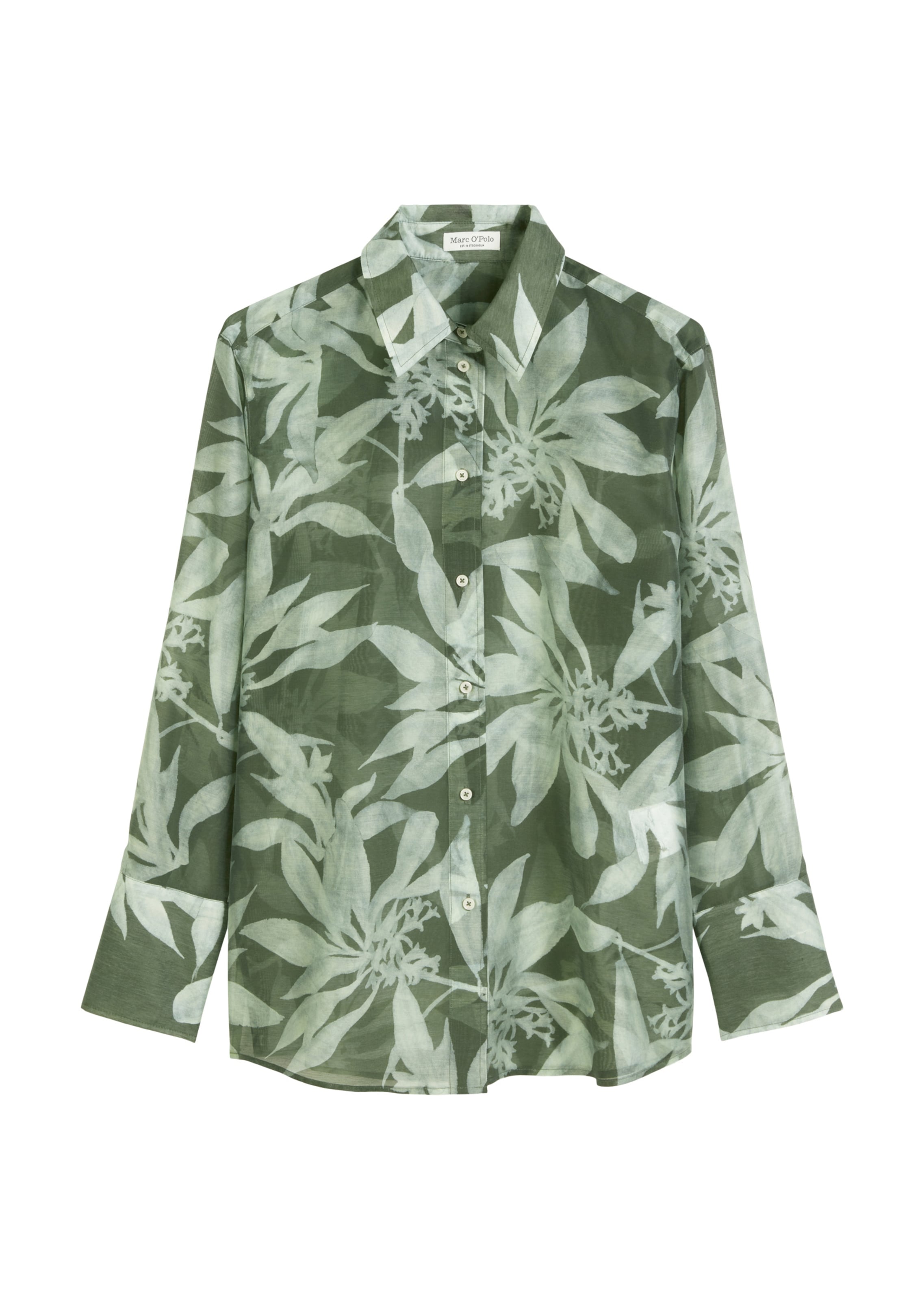 Marc O'Polo Bluse in Grün: Vorderseite