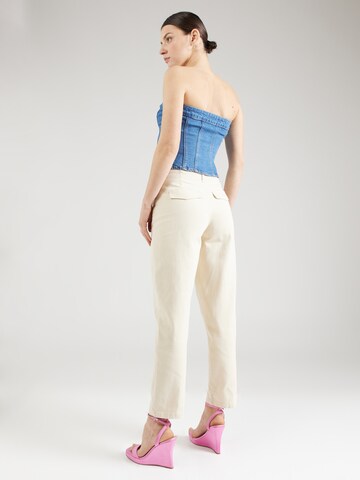 JDY - regular Pantalón plisado 'ZIZZY' en beige