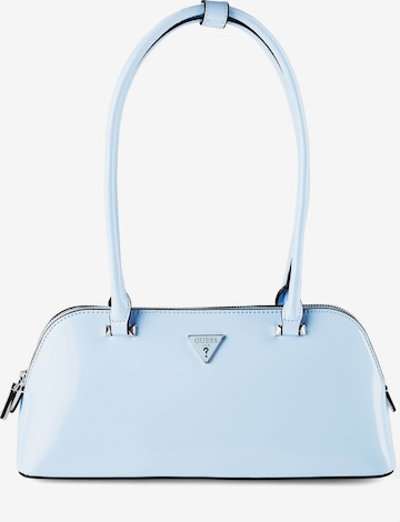 Borsa a spalla 'Arnela II' di GUESS in blu: frontale