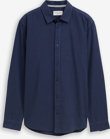 TOM TAILOR Regular Fit Hemd in Blau: Vorderseite