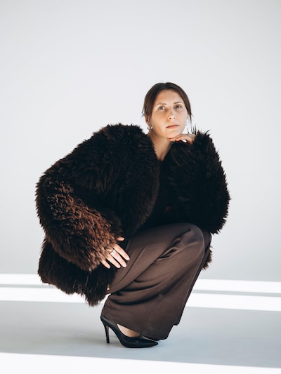 ZUBEK Übergangsjacke in dunkelbraun, Produktansicht