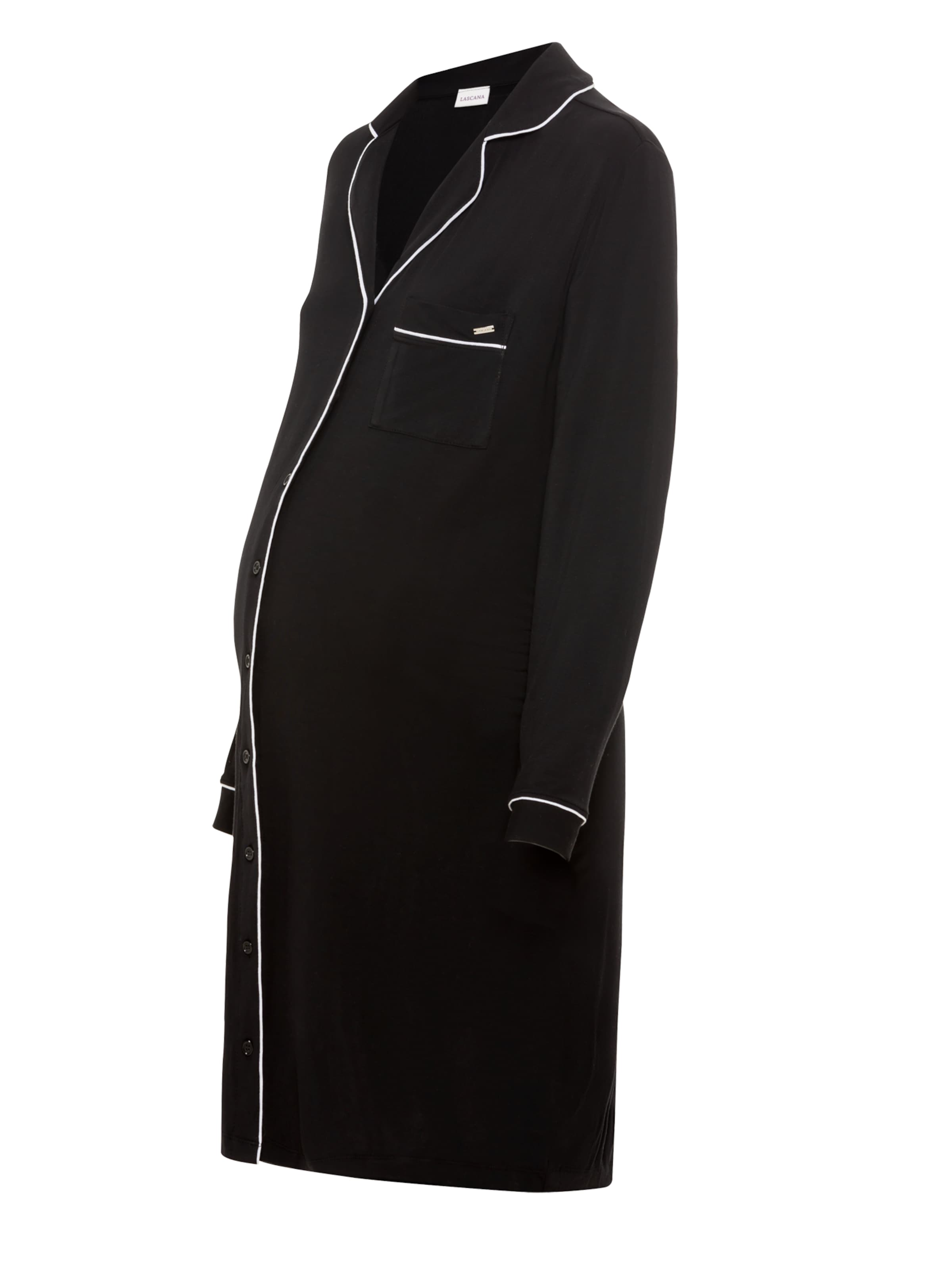 LASCANA Nightgown in Black: front