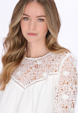 DreiMaster Vintage - Blusa en blanco