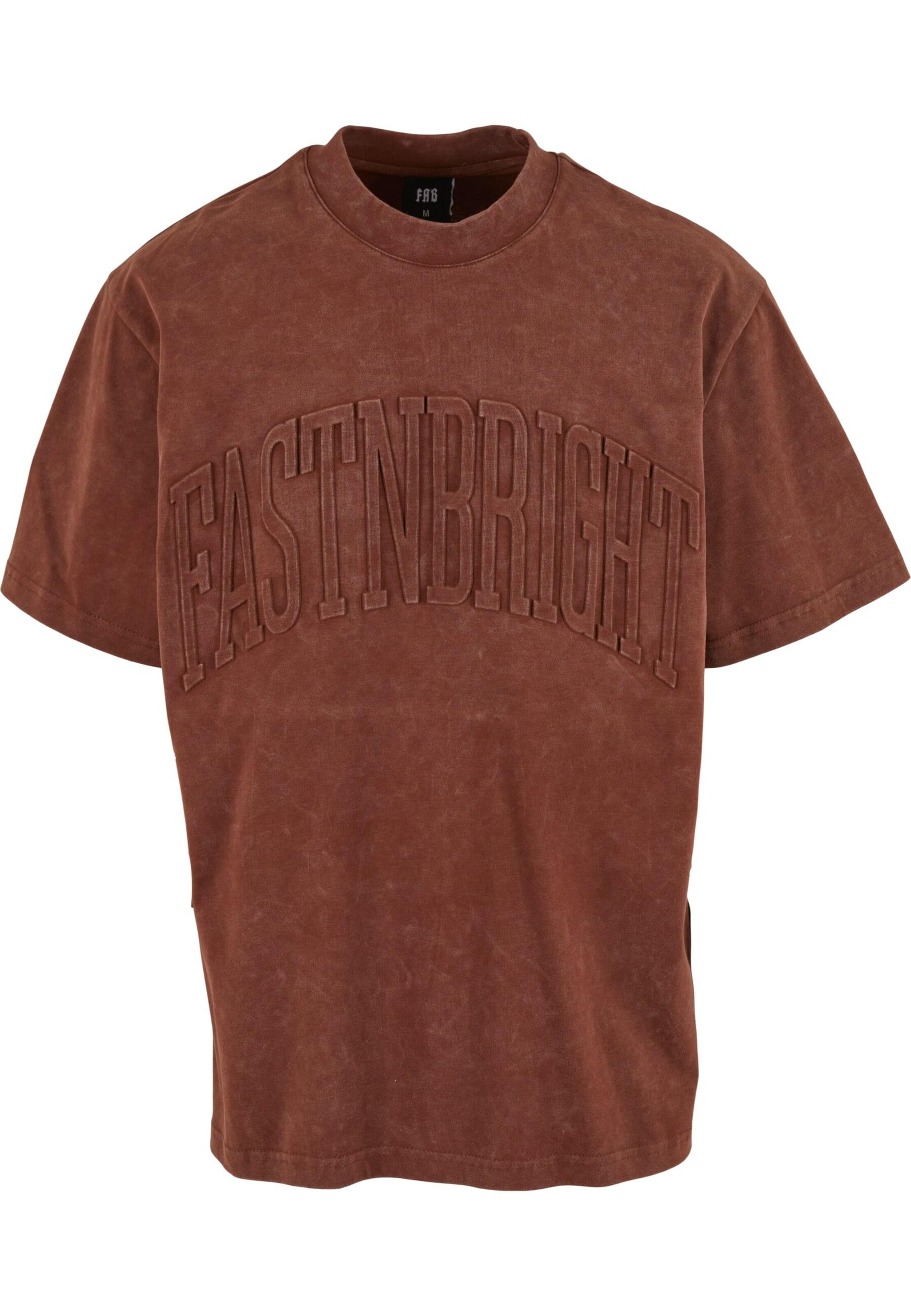 Fast & Bright - Camiseta 'Fast and Bright' en marrón: frente