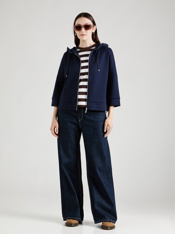 TOM TAILOR Sweatjacke in Blau