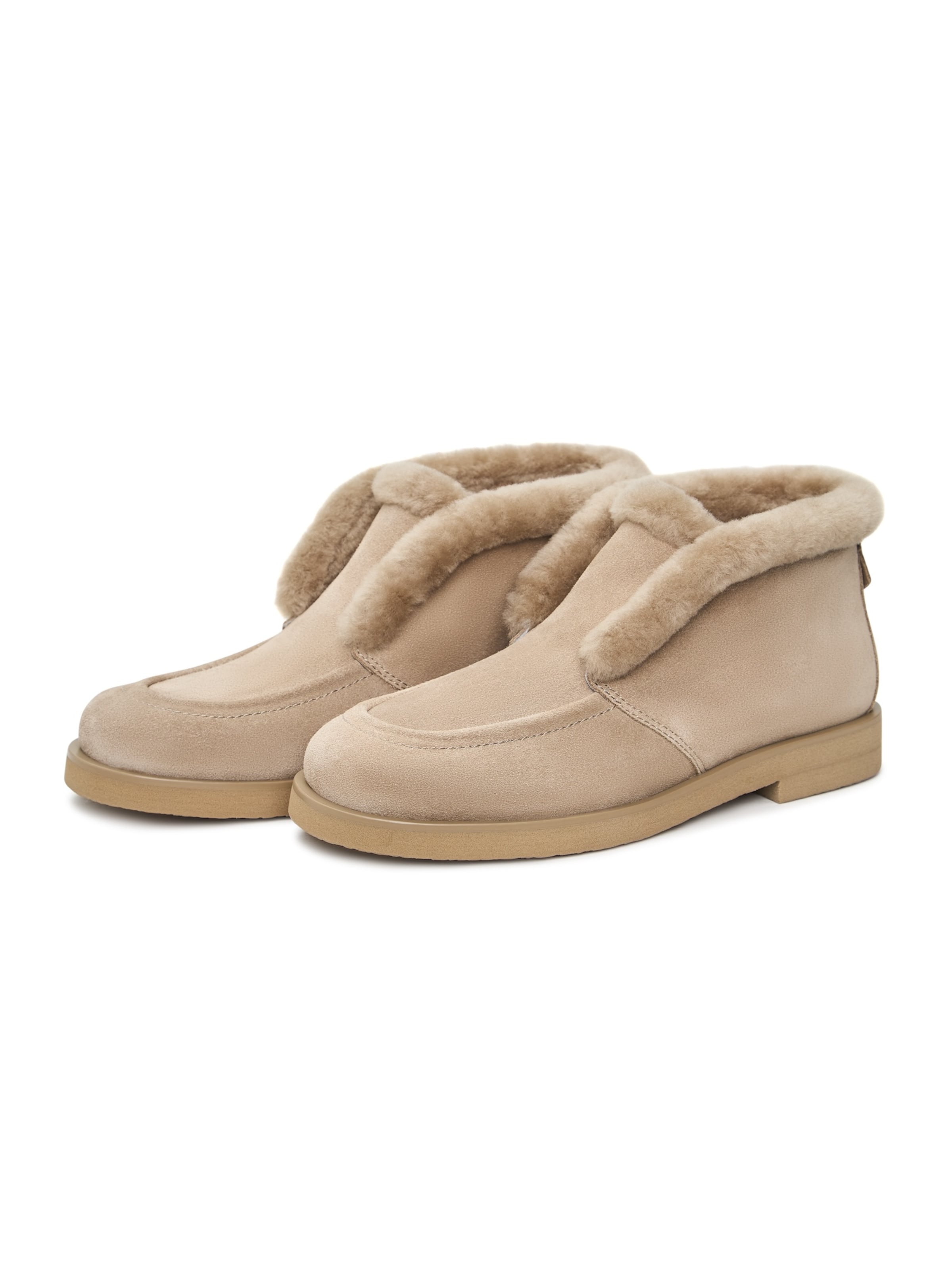Bottines CESARE GASPARI en beige