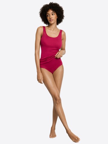 Hanro Slip ' Cotton Seamless ' in Rood
