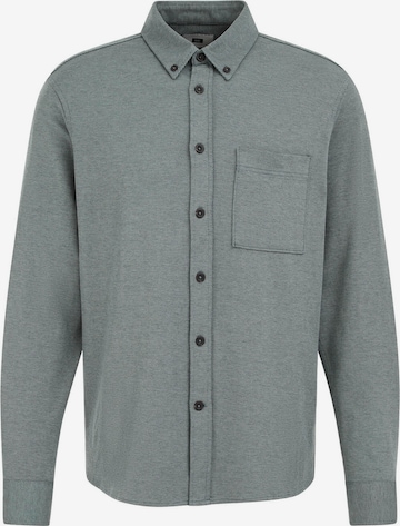 WE FashionRegular Fit Košulja - zelena boja: prednji dio