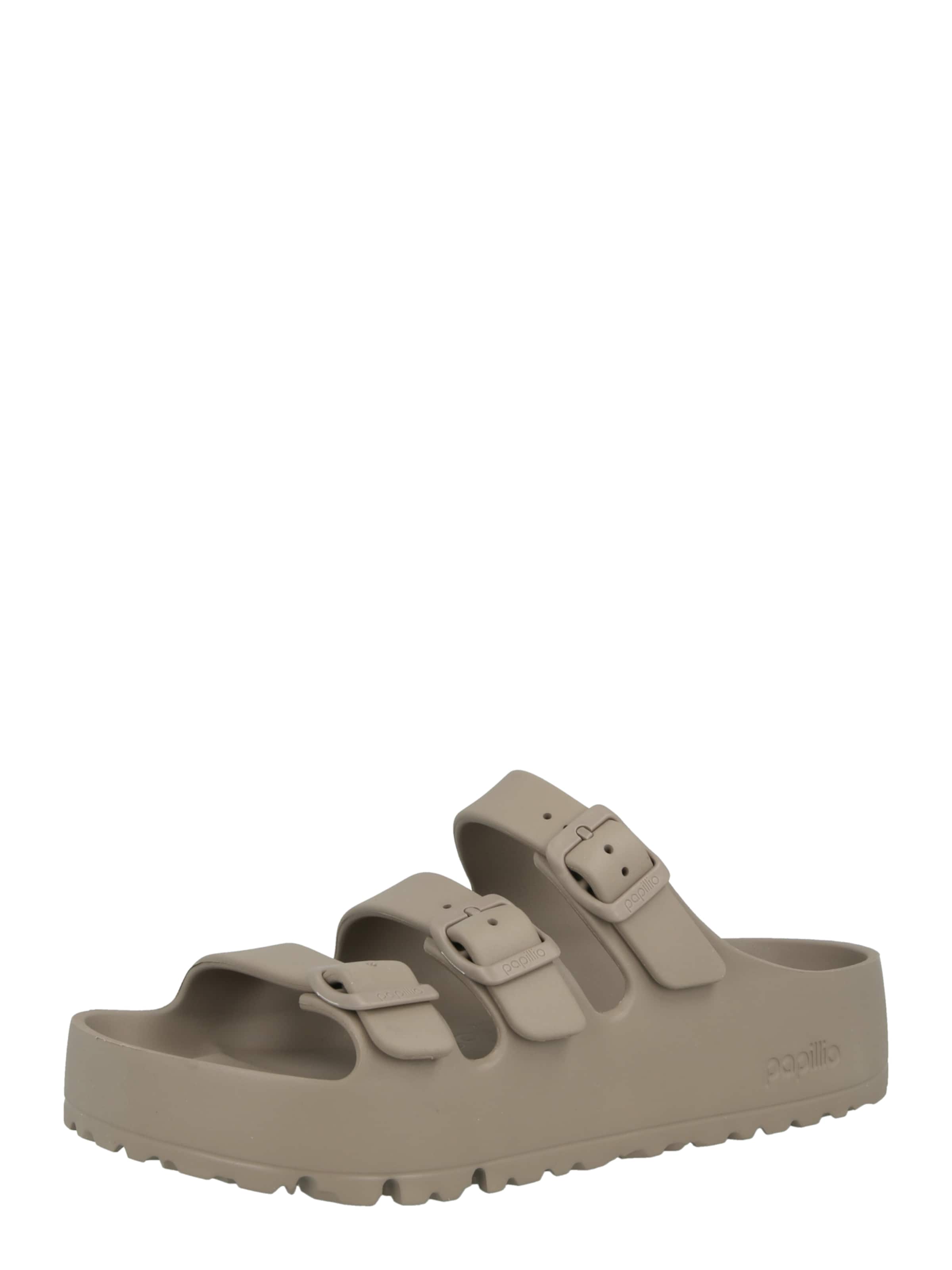 BIRKENSTOCK Mule 'Florida III' en taupe, Vue avec produit