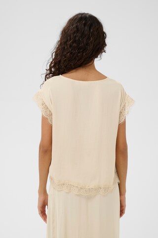 SAINT TROPEZ Bluse 'PigaoSZ' in Beige