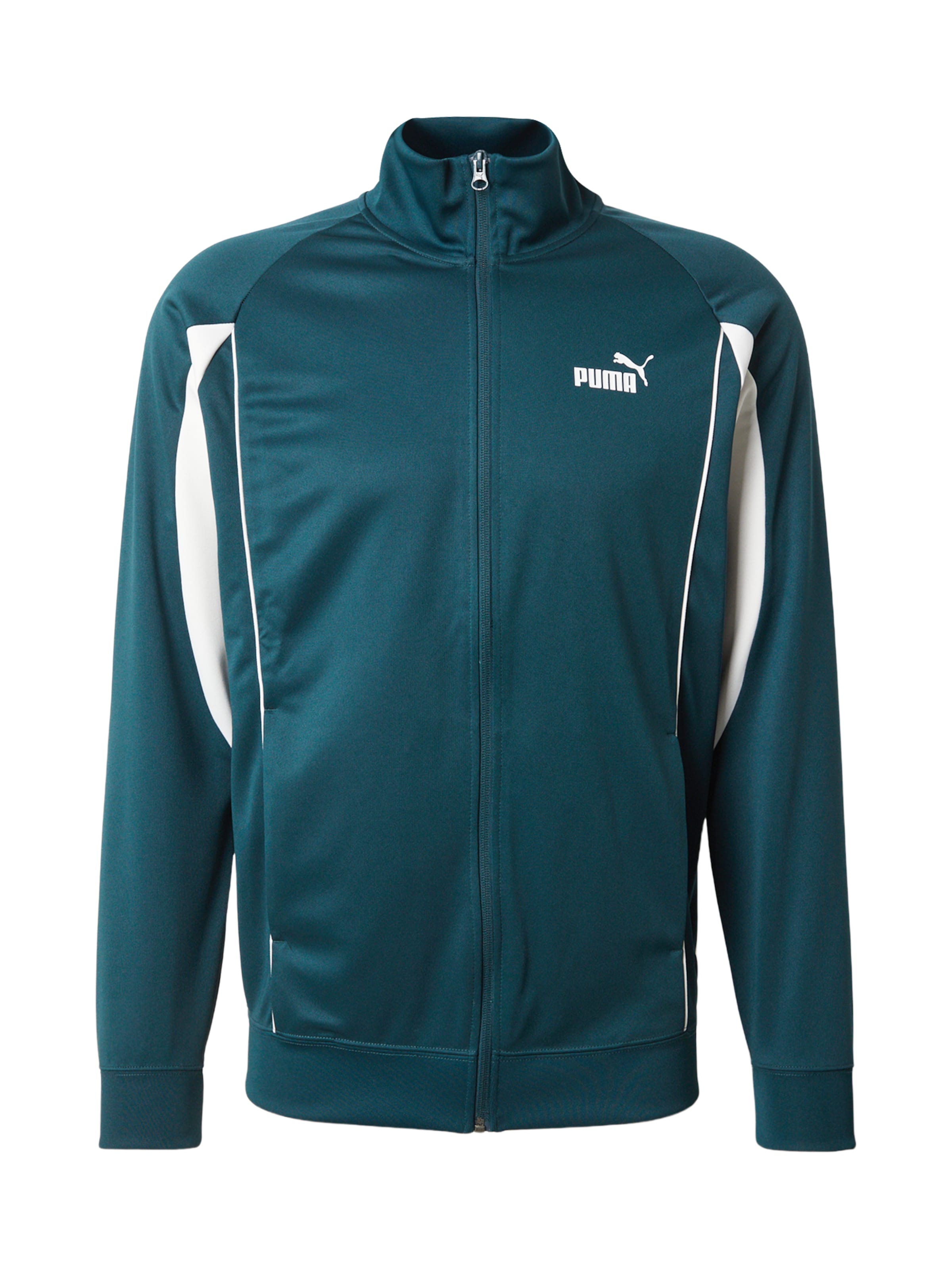 Felpa sportiva di PUMA in verde: frontale