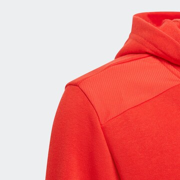 ADIDAS PERFORMANCE Skinny Sports sweat jacket in Red