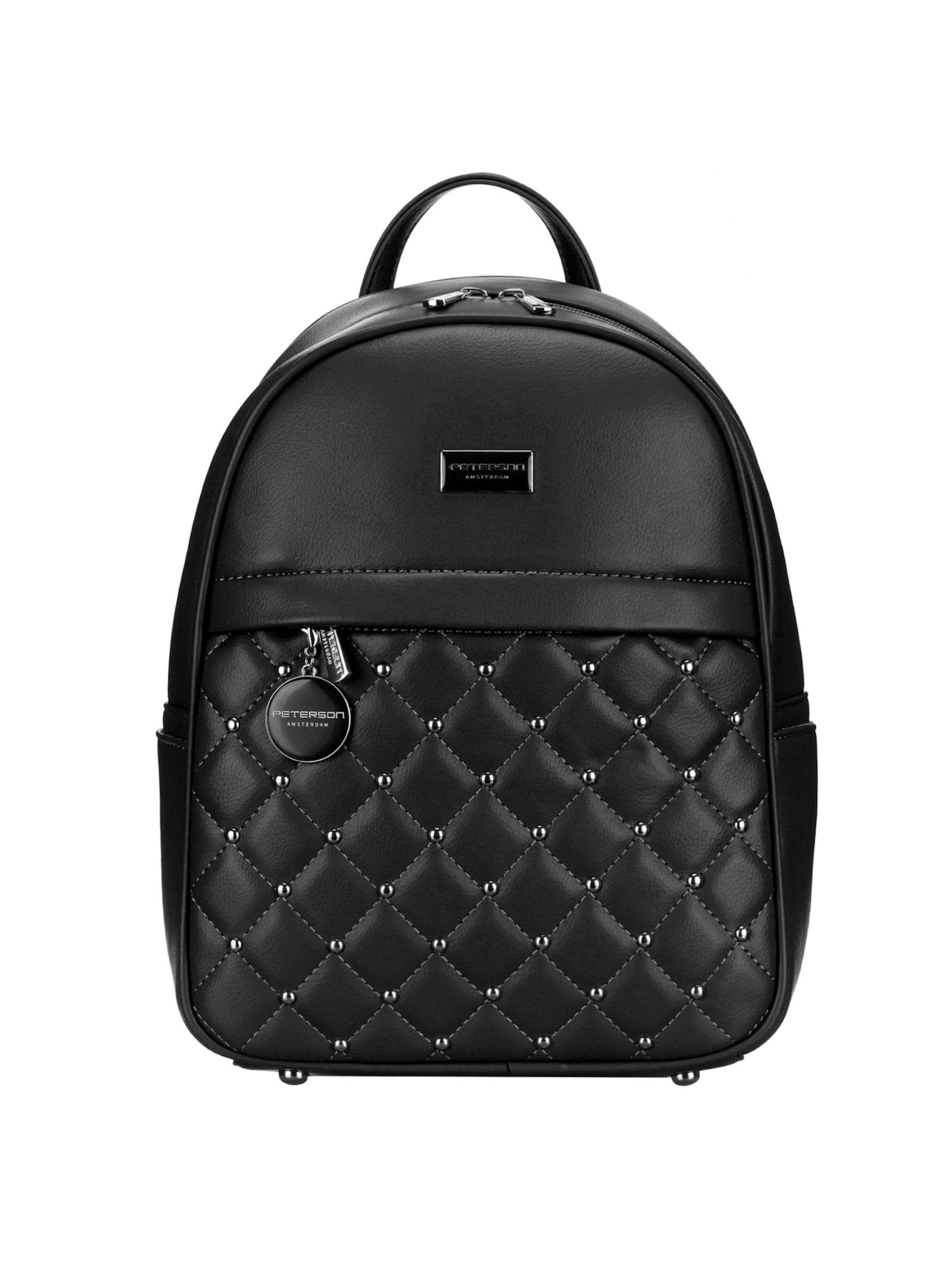 Tomshop24-7 Backpack 'Peterson Jadwiga' in Black: front