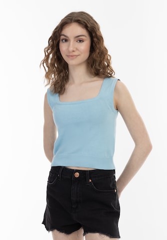 MYMO Knitted Top in Blue