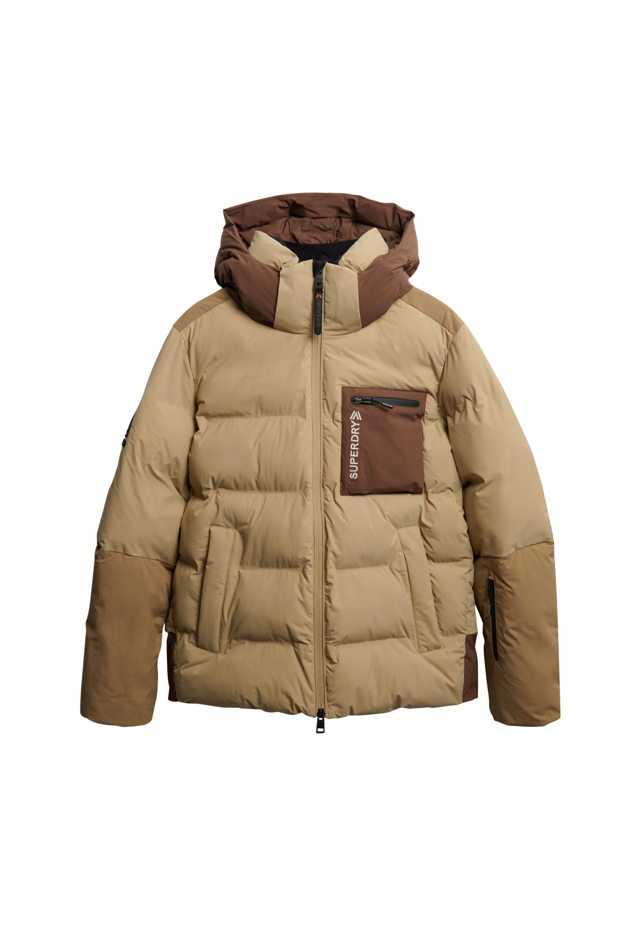 Superdry Functionele jas in Beige: voorkant